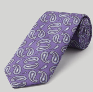 Robert Talbott Purple Paisley Tie