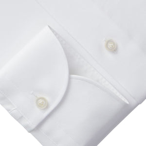 Emanuel Berg YOGA White Luxury Twill Dress Shirt