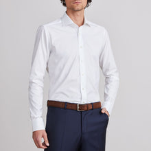 Emanuel Berg YOGA White Luxury Twill Dress Shirt