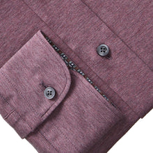 Emanuel Berg Twill Jersey Knit Dark Red Shirt