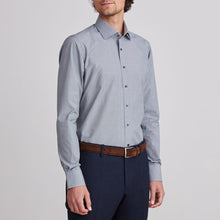 Emanuel Berg Zephyr Grey Luxury Poplin Dress Shirt