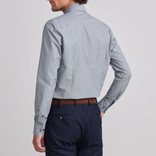 Emanuel Berg Zephyr Grey Luxury Poplin Dress Shirt