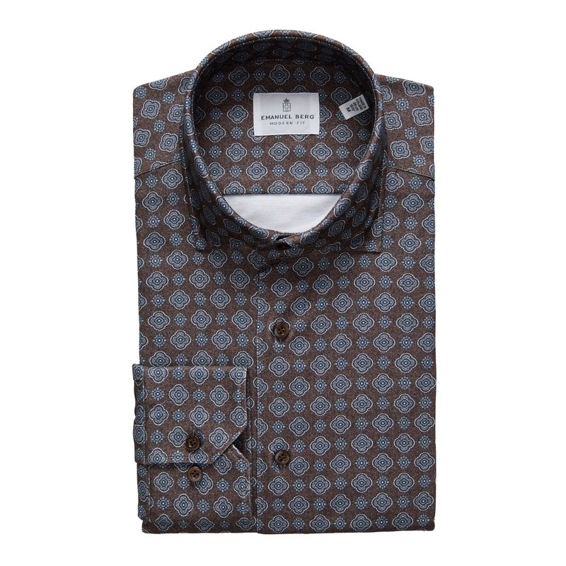 Emanuel Berg 4-Flex Brown Geometric