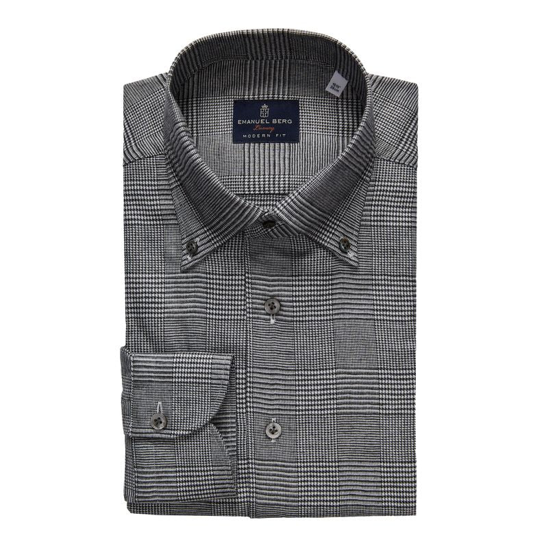 Emanuel Berg Luxe Charcoal Prince of Wales