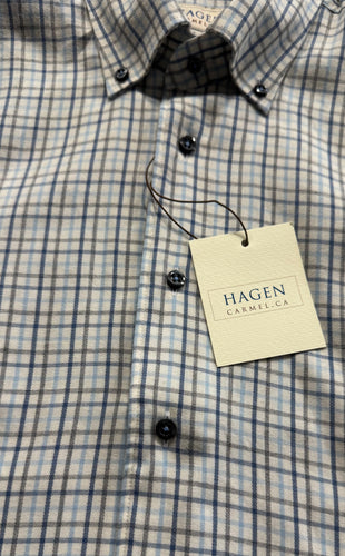 Hagen Sierra Brushed Plaid Sport Shirt