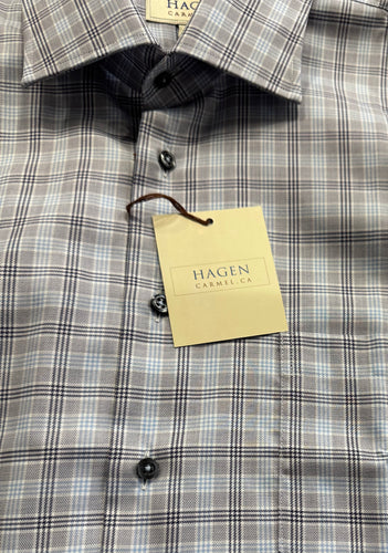 Hagen City Ocean Sesonal Plaid Sport Shirt