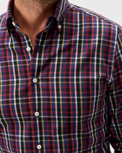 Johnnie-O Battery Pane Natural Performance Button Up