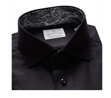 Emanuel Berg 4-Flex Black Casual Shirt