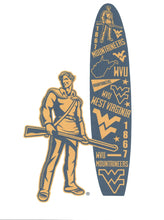 Johnnie-O TTT EXCLUSIVE WVU Surfer Mountaineer L/S T-Shirt