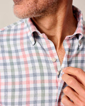 Johnnie-O Callum Navy Performance Button Up