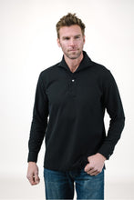 Ed Armah Sartorial Long Sleeve Polo in 4 Colors