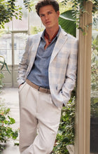 Tallia Bone/Sky Plaid Jacket