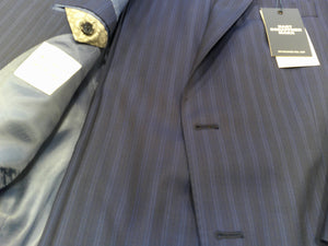 Hart Schaffner Marx Napoli Blue Stripe Suit
