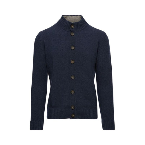 Emanuel Berg Dark Blue Full Button Cardigan