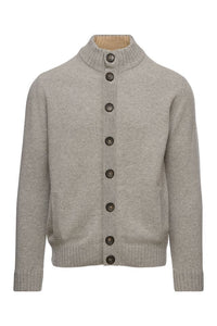 Emanuel Berg Beige Full Button Cardigan