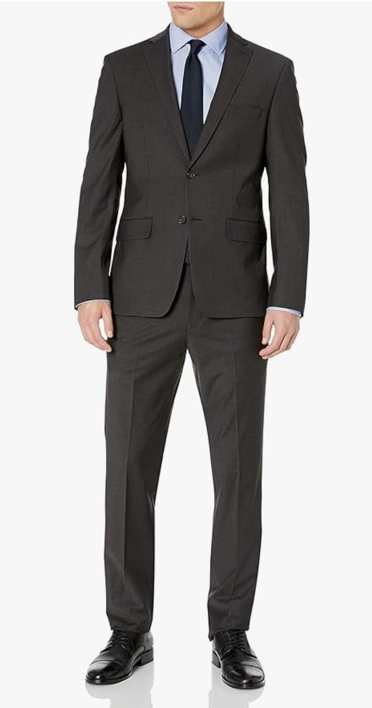 Dkny light grey suit fashion