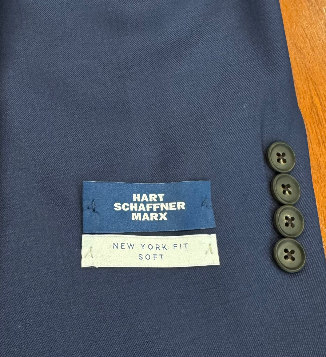 Hart Schaffner Marx 160s Luxury Navy Blazer