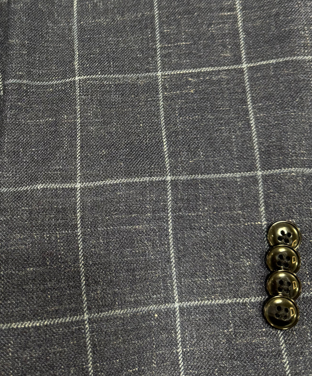 Tony The Tailor Blue/White Windowpane Jacket