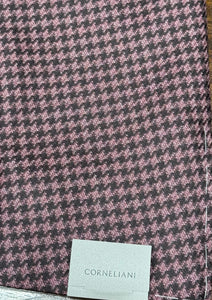 Corneliani Brown/Salmon Houndstooth Jacket
