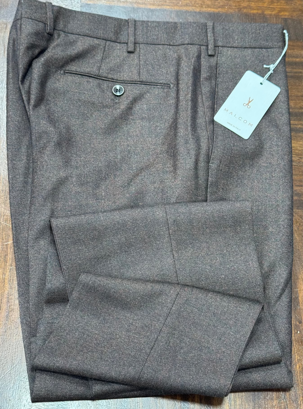 Malcom Copper Saxony 130s Trouser