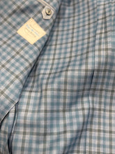 Samuelsohn Teal/Sky Check Jacket