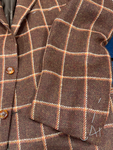 Oxxford Clothes Brown/Rust SherryTweed Jacket