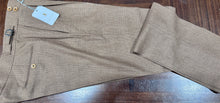 Malcom Cashmere/Wool Camel Plaid Trouser