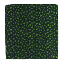 Green Shamrock Pocket Square