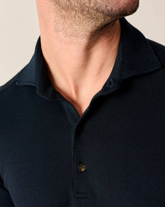 Johnnie-O Top Shelf Highbury Navy L/S Performance Polo