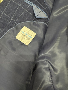 Tony The Tailor Blue/White Windowpane Jacket