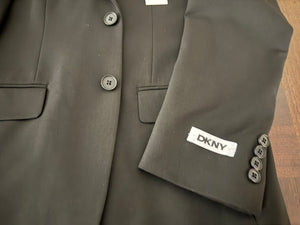 DKNY Slim Fit Black Suit