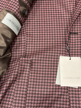 Corneliani Brown/Salmon Houndstooth Jacket