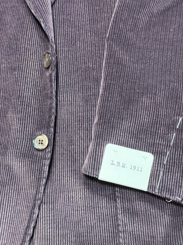 LBM 1911 Burgundy Cashmere/Cotton Corduroy Jacket