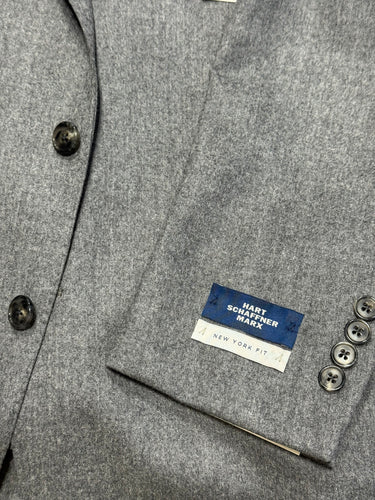 Hart Schaffner Marx Grey Flannel Suit