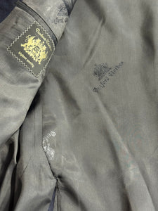 Oxxford Clothes Navy Cashmere Blend Jacket