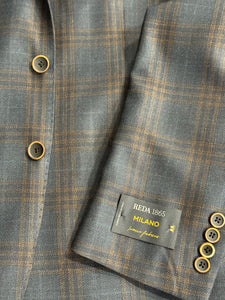 Tony The Tailor Hunter/Rust Plaid Jacket