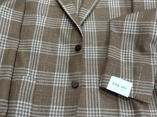 LBM 1911 Tan/Cream Plaid Jacket
