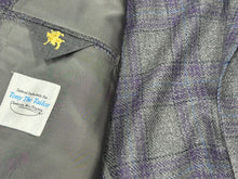 Hart Schaffner Marx Grey/Purple Plaid Jacket
