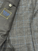 Black Label Black/Blue Plaid Cashmere Blend Jacket