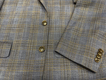 Tony The Tailor Blue/Bronze Plaid Jacket
