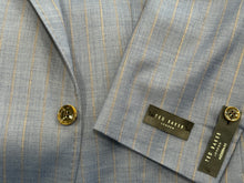 Ted Baker London Blue/Bronze Stripe Suit