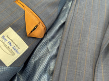 Ted Baker London Blue/Bronze Stripe Suit