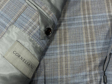Corneliani Blue/Taupe Plaid Jacket