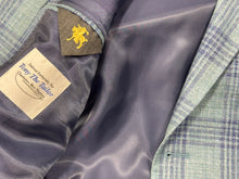 Hart Schaffner Marx Seafoam/Navy Plaid Jacket