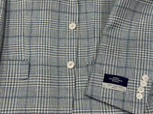 Hart Schaffner Marx White/Periwinkle Plaid Jacket