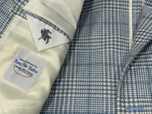 Hart Schaffner Marx White/Periwinkle Plaid Jacket