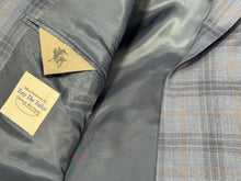 Hart Schaffner Marx Blue/Bronze Plaid Jacket