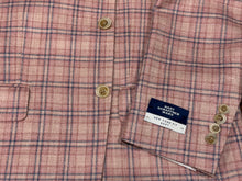 Hart Schaffner Marx Coral/Blue Plaid Jacket