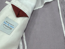 Tony The Tailor Aubergine Seersucker Jacket