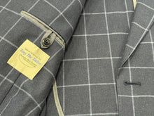 Tony The Tailor Navy/Sky Windowpane Jacket